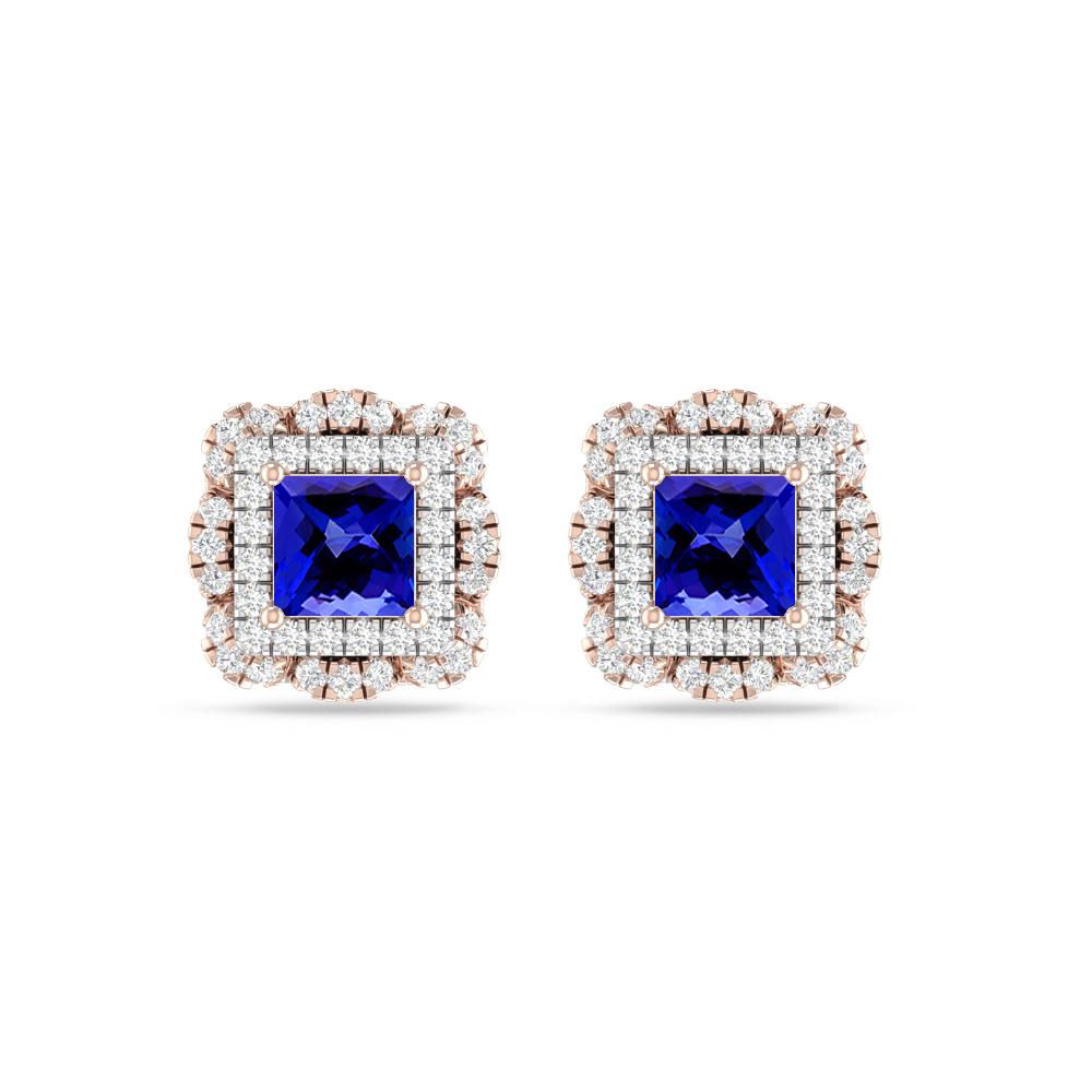 Rose Gold/White Gold - Tanzanite