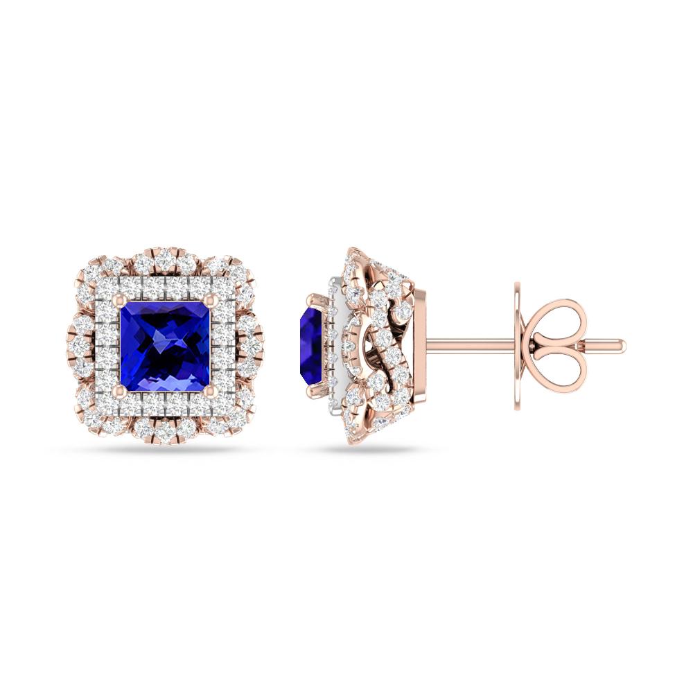 Rose Gold/White Gold - Tanzanite