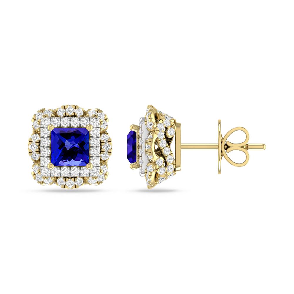 Yellow Gold/White Gold - Tanzanite