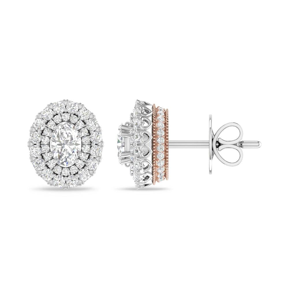 White Gold/Rose Gold - Diamond
