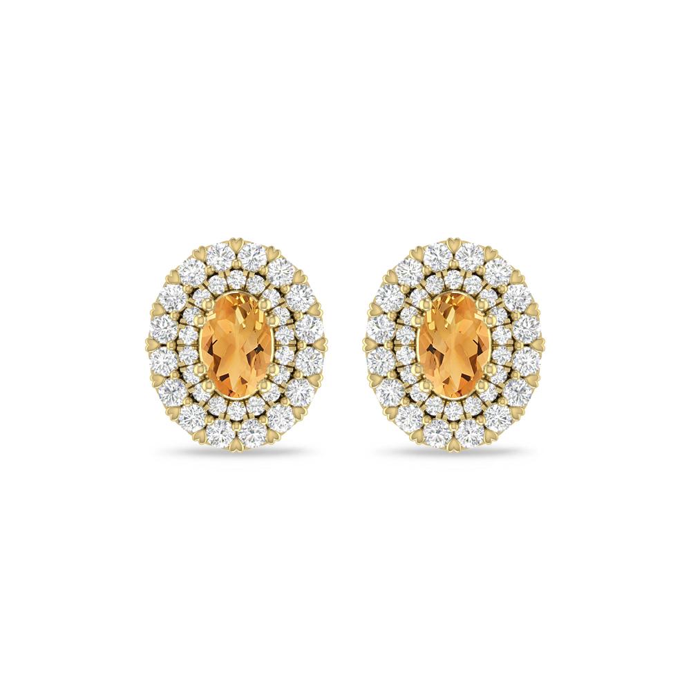 Yellow Gold/White Gold - Citrine