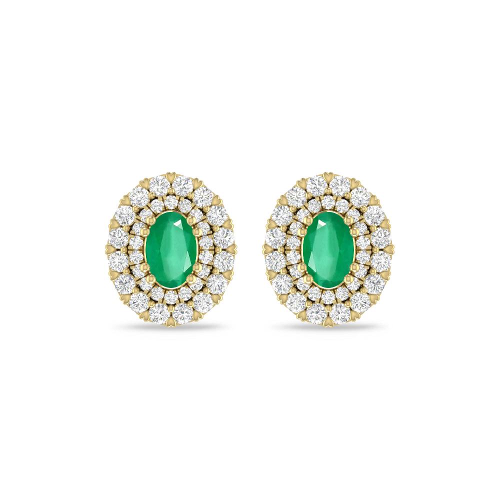 Yellow Gold/White Gold - Emerald