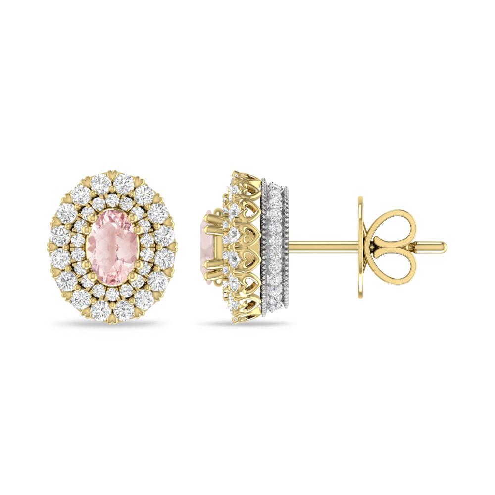 Yellow Gold/White Gold - Morganite