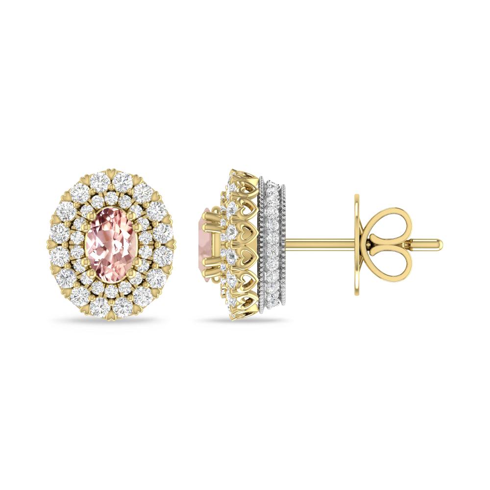 Yellow Gold/White Gold - Morganite