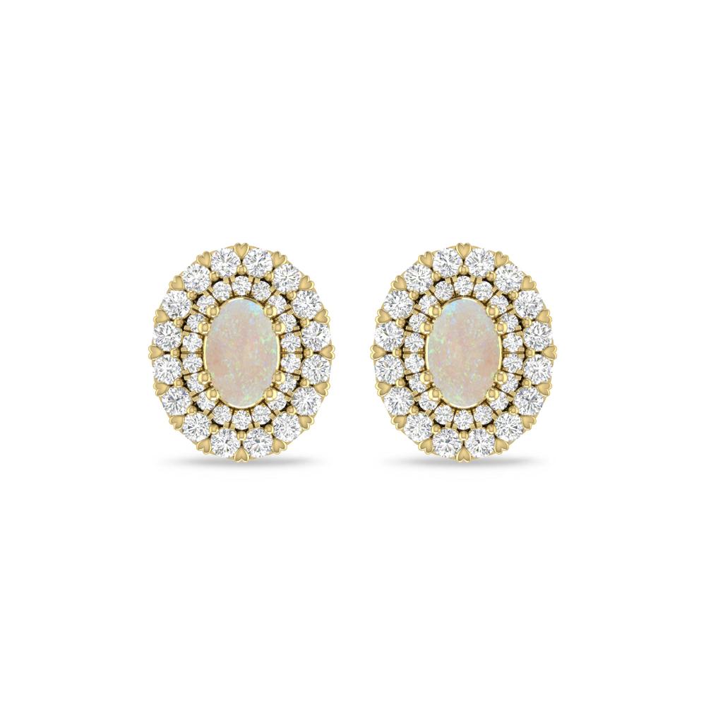 Yellow Gold/White Gold - Opal