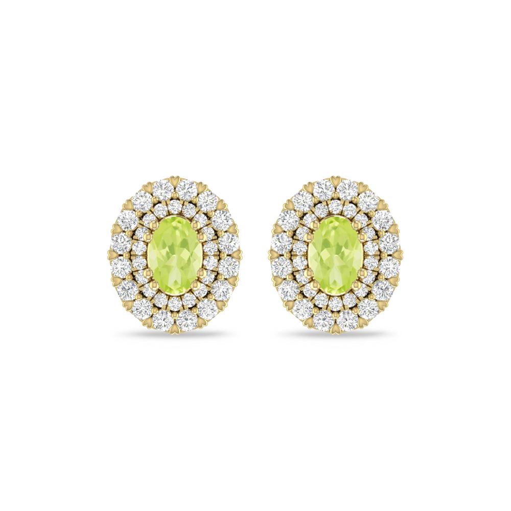 Yellow Gold/White Gold - Peridot