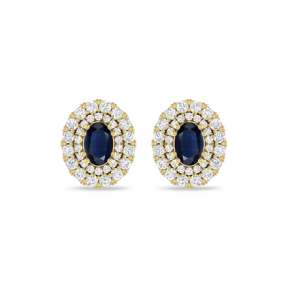 Yellow Gold/White Gold - Sapphire