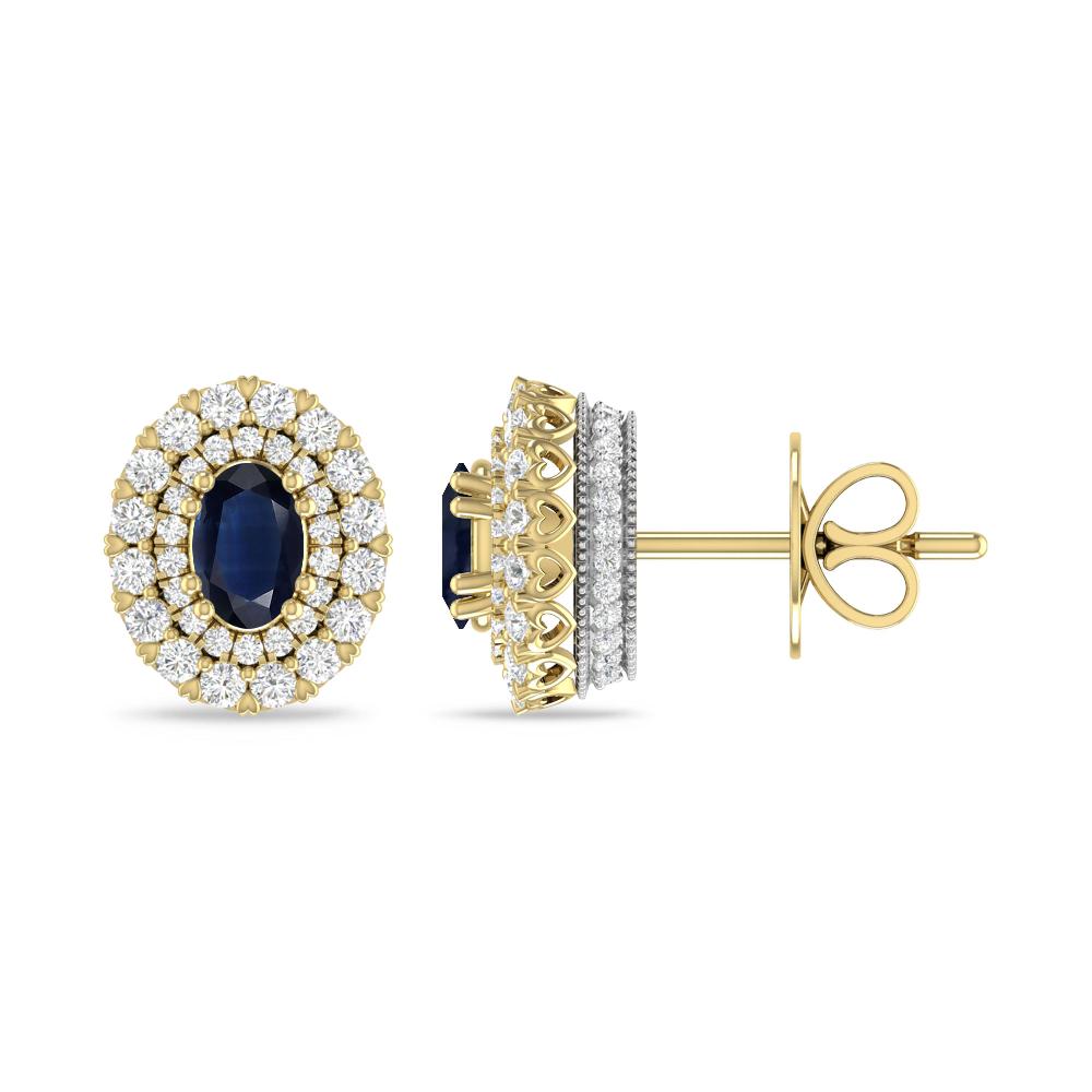 Yellow Gold/White Gold - Sapphire