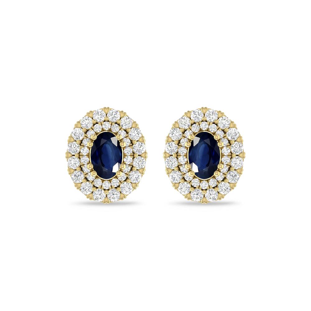 Yellow Gold/White Gold - Sapphire