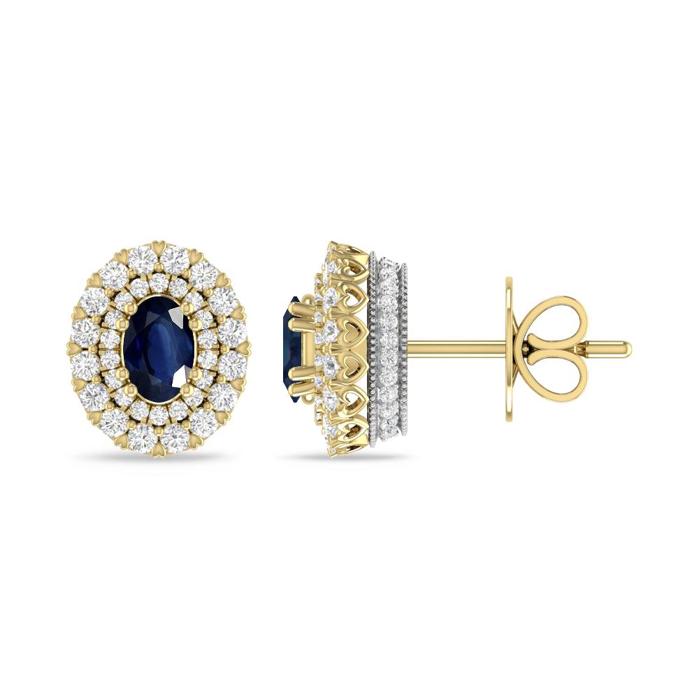 Yellow Gold/White Gold - Sapphire