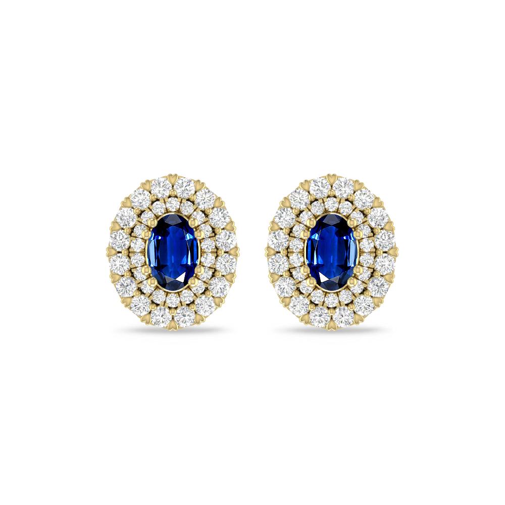 Yellow Gold/White Gold - Sapphire