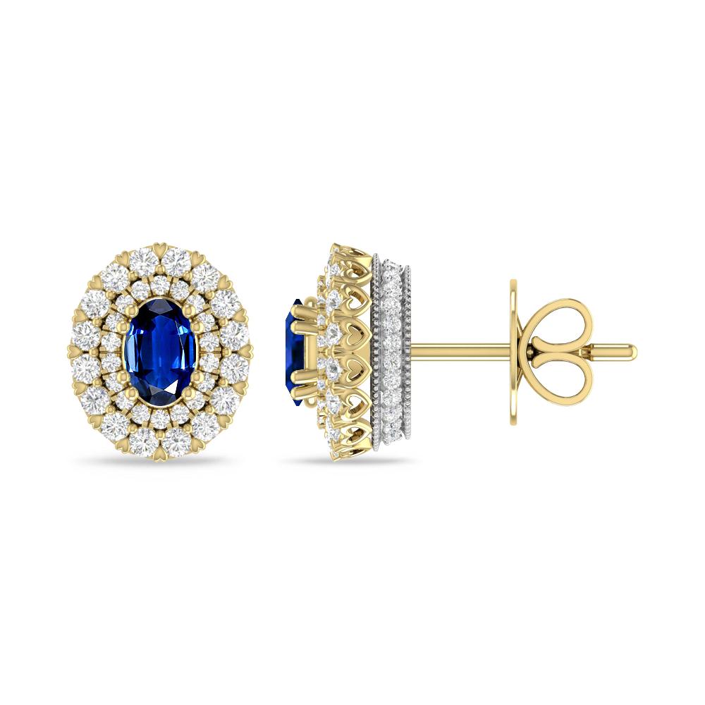 Yellow Gold/White Gold - Sapphire