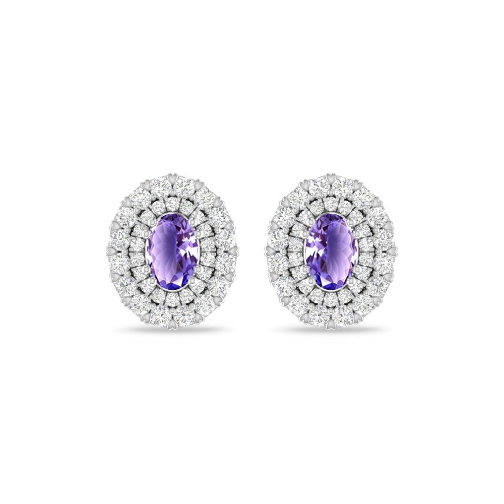 White Gold/Rose Gold - Tanzanite