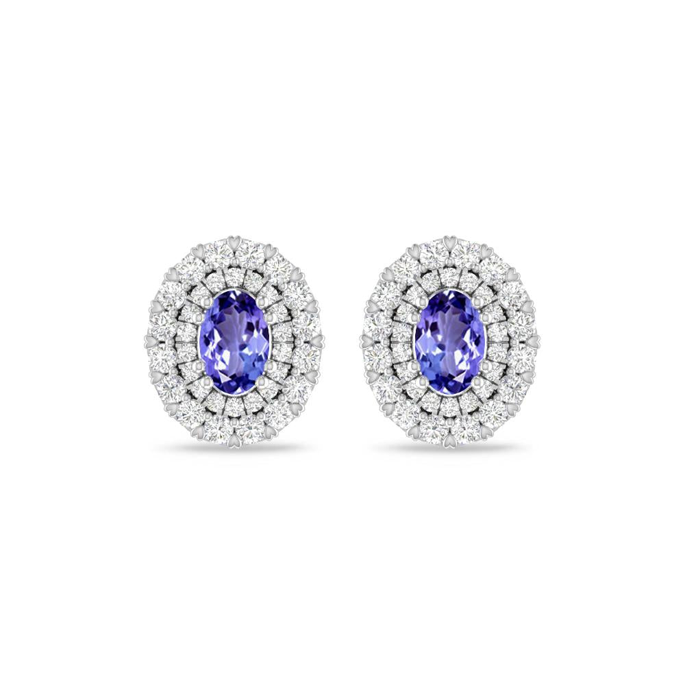 White Gold/Rose Gold - Tanzanite