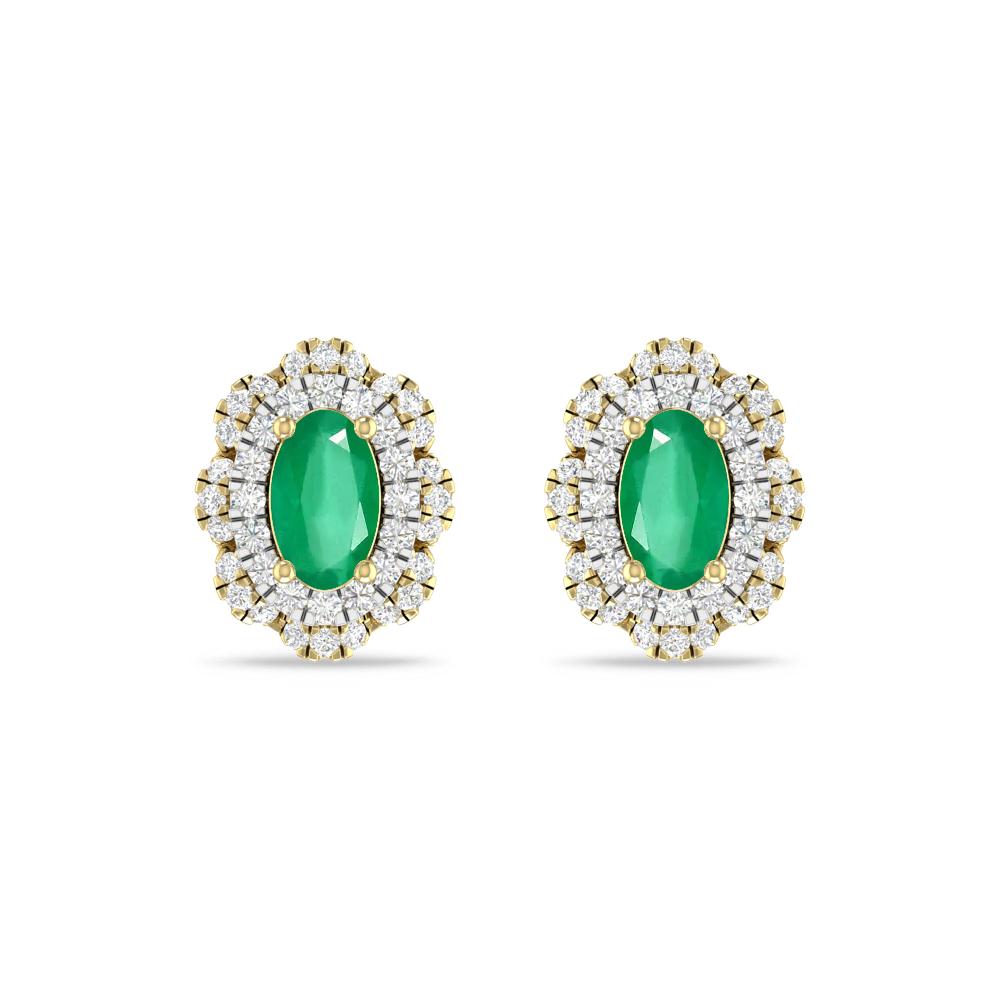 Yellow Gold/White Gold - Emerald