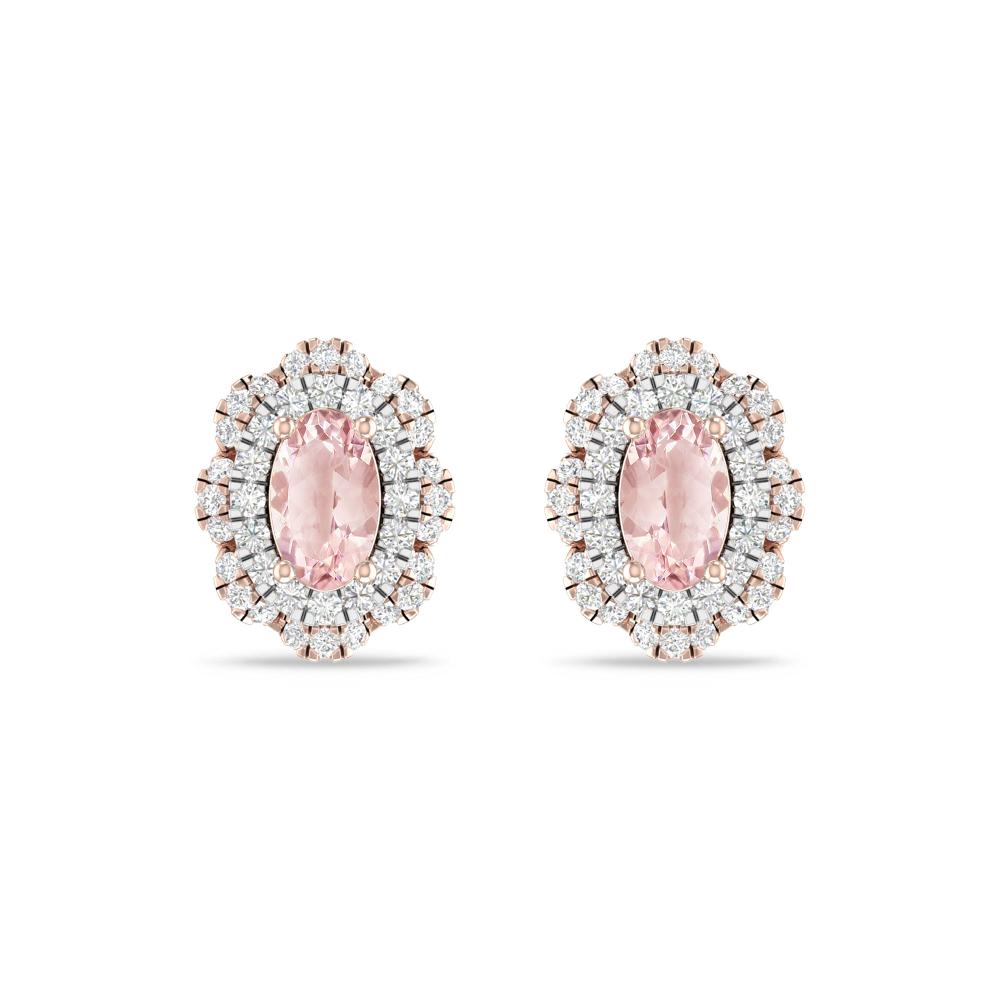 Rose Gold/White Gold - Morganite