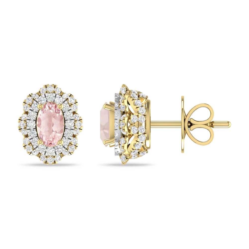 Yellow Gold/White Gold - Morganite