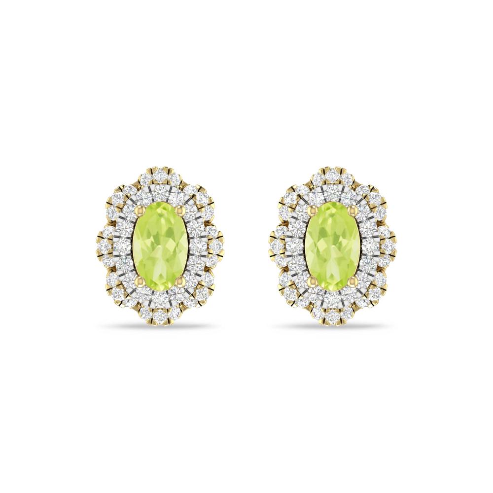 Yellow Gold/White Gold - Peridot