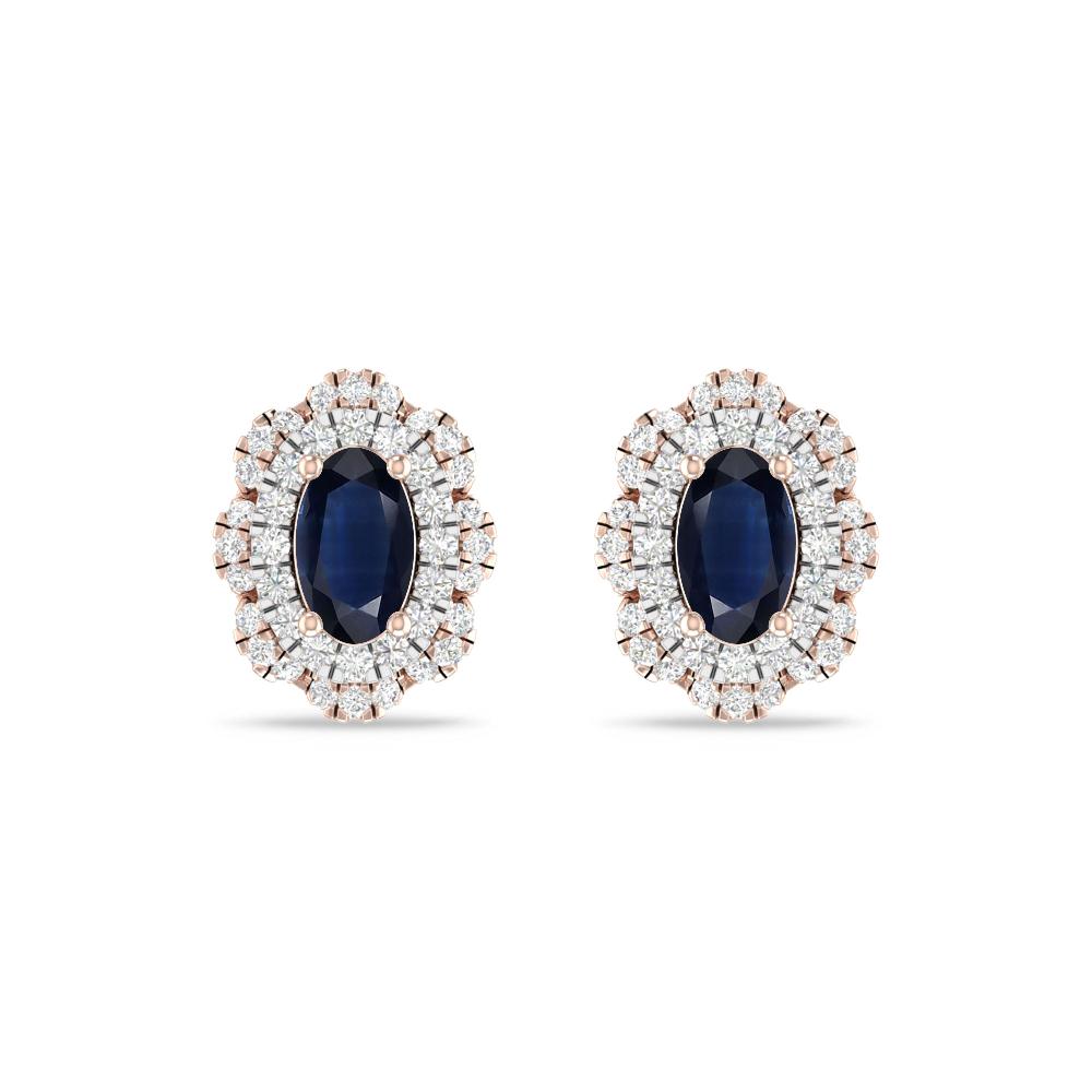 Rose Gold/White Gold - Sapphire