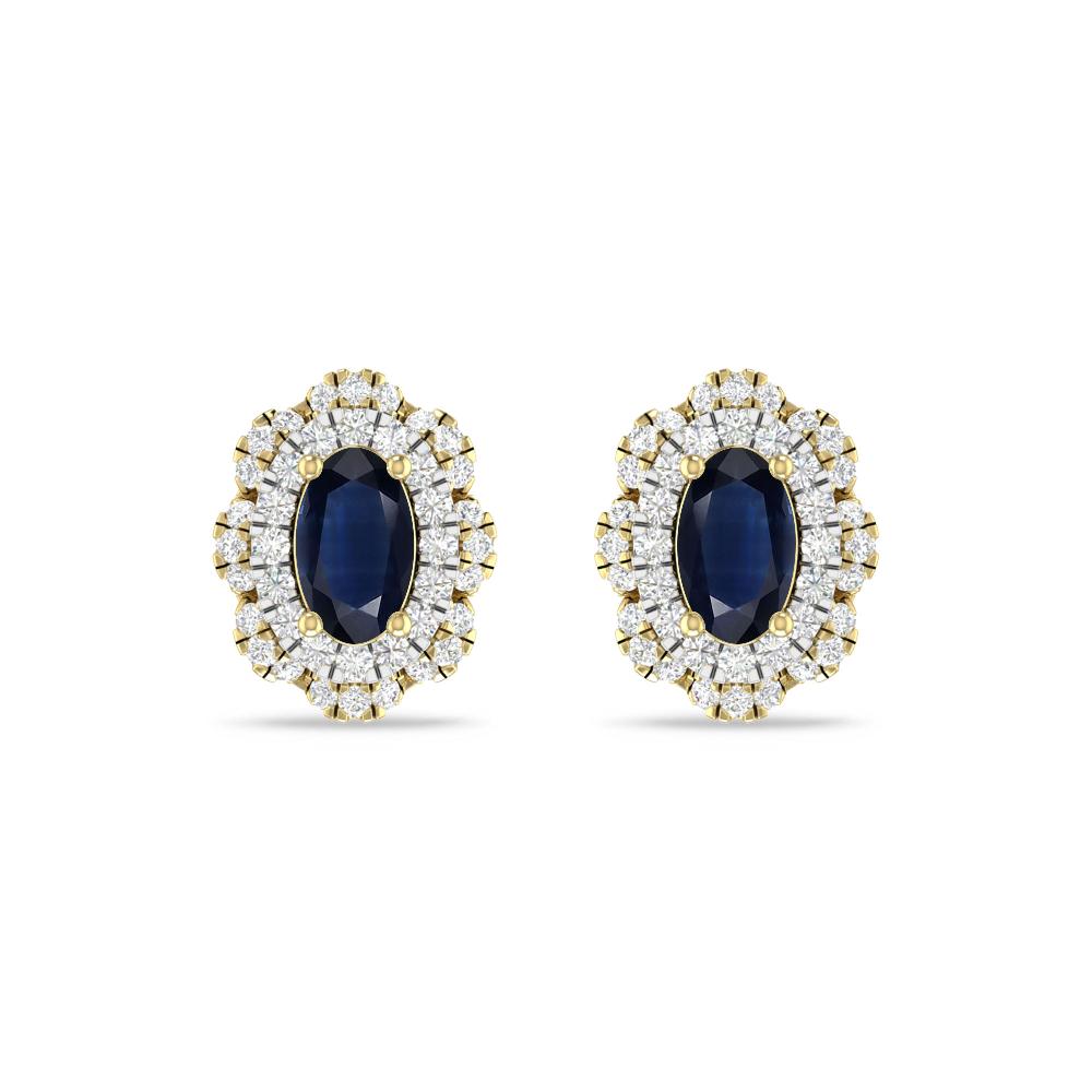 Yellow Gold/White Gold - Sapphire