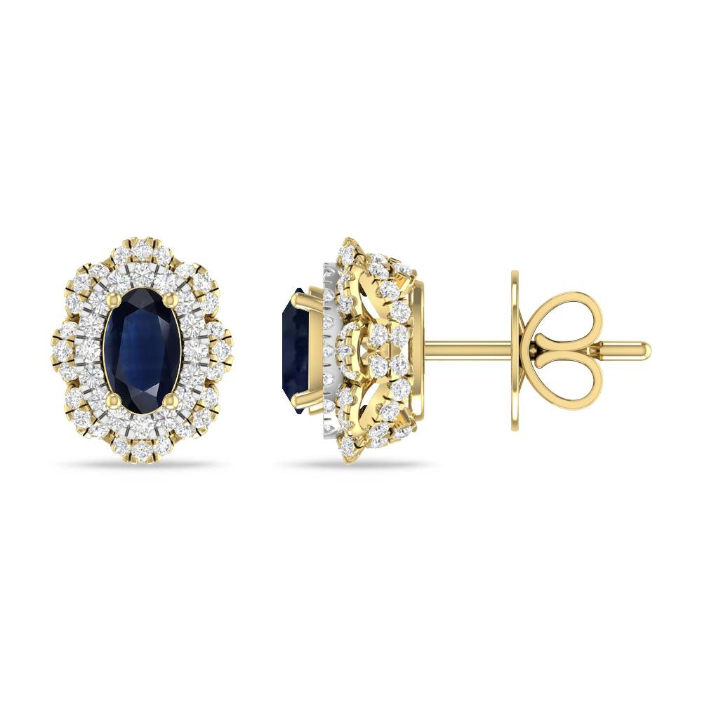 Yellow Gold/White Gold - Sapphire