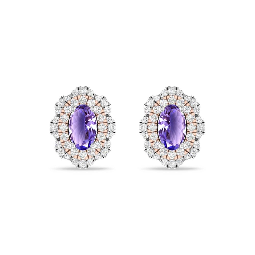 White Gold/Rose Gold - Tanzanite