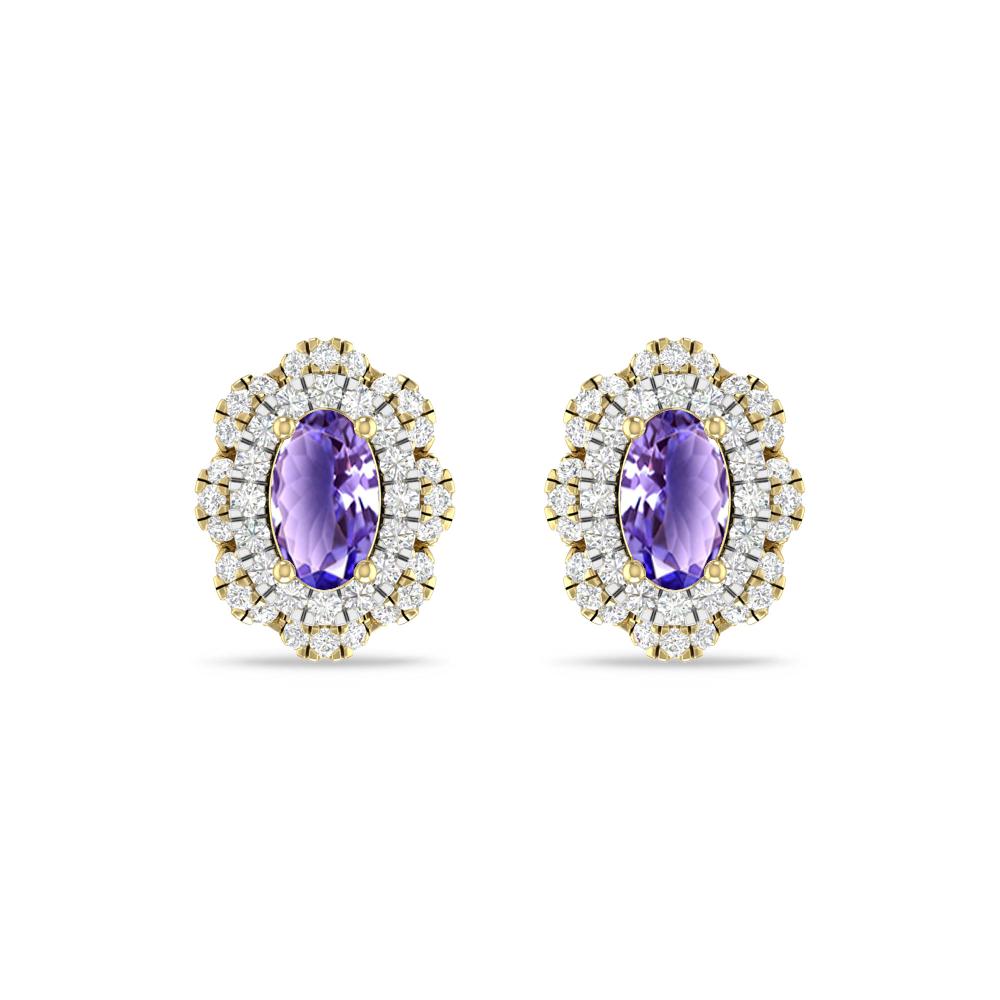 Yellow Gold/White Gold - Tanzanite
