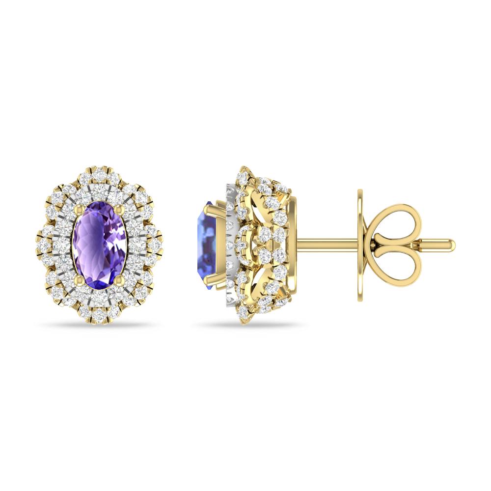 Yellow Gold/White Gold - Tanzanite