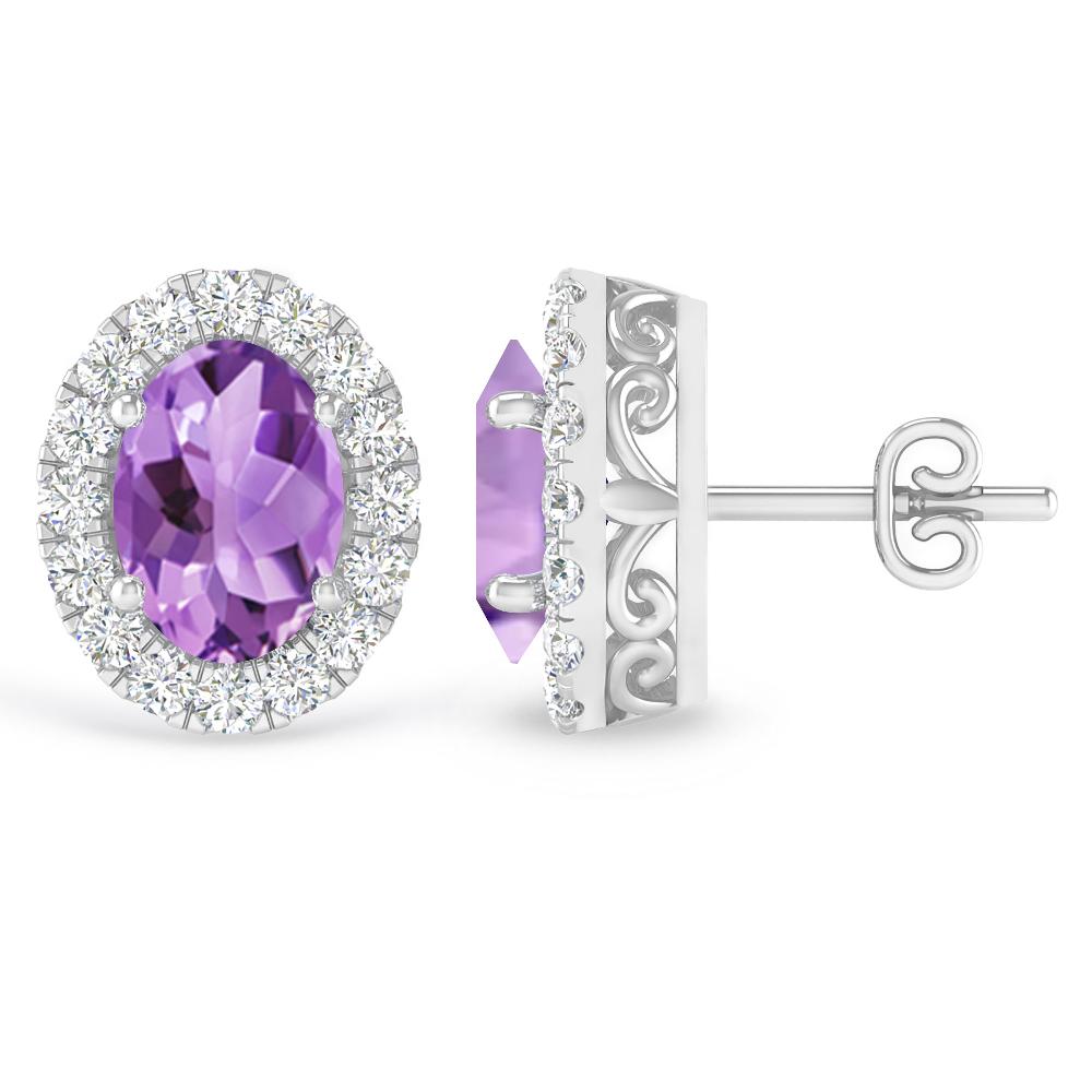 White Gold - Amethyst