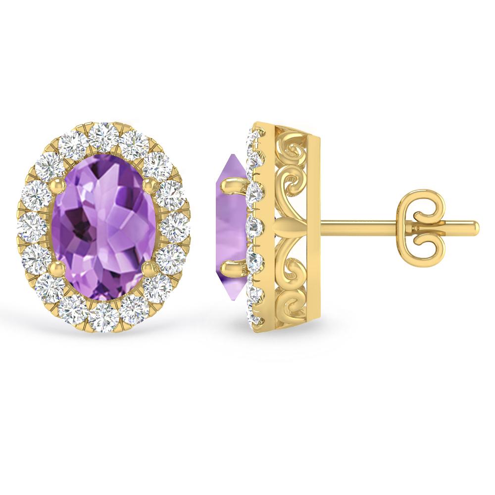 Yellow Gold - Amethyst