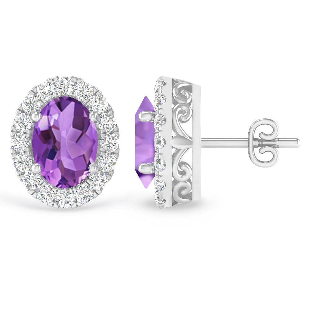 White Gold - Amethyst