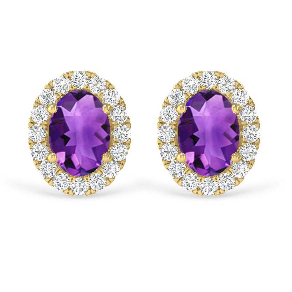 Yellow Gold - Amethyst