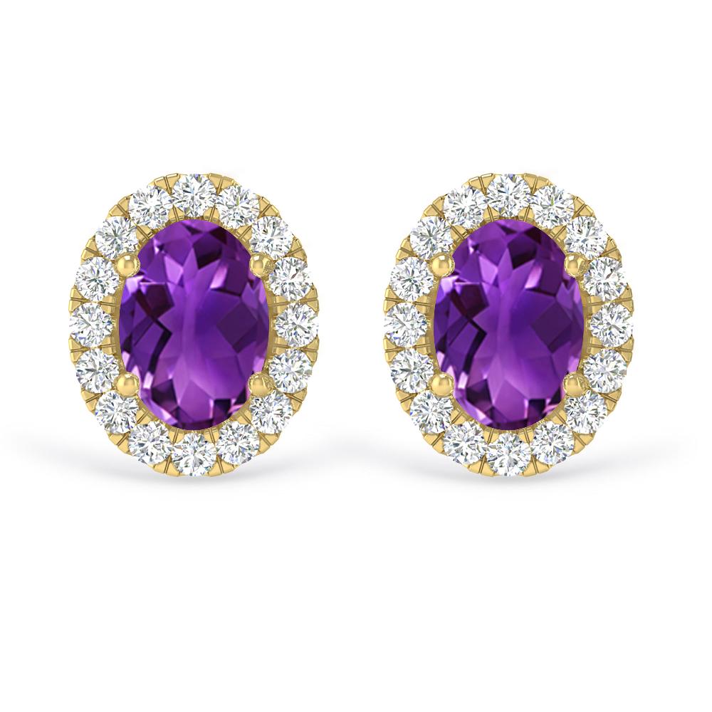 Yellow Gold - Amethyst