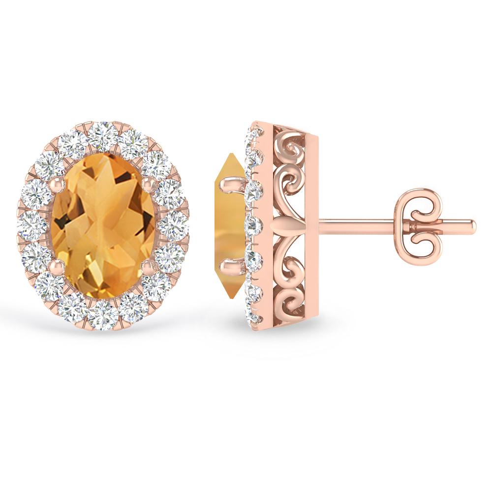 Rose Gold - Citrine