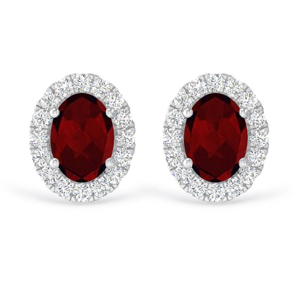 White Gold - Garnet