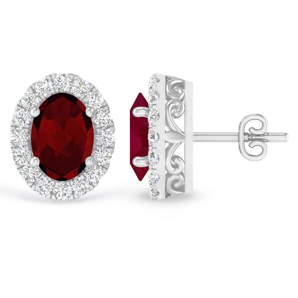 White Gold - Garnet