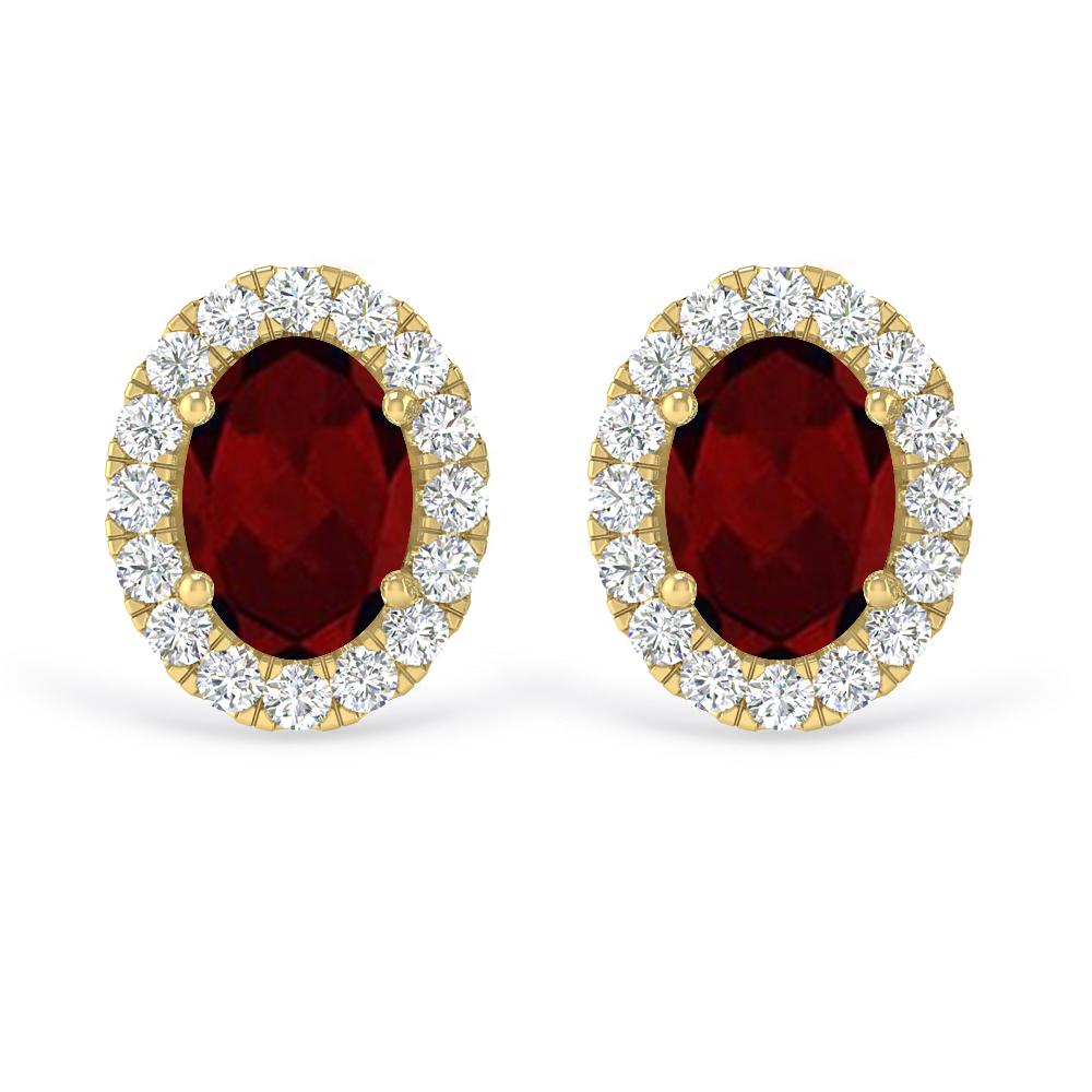 Yellow Gold - Garnet