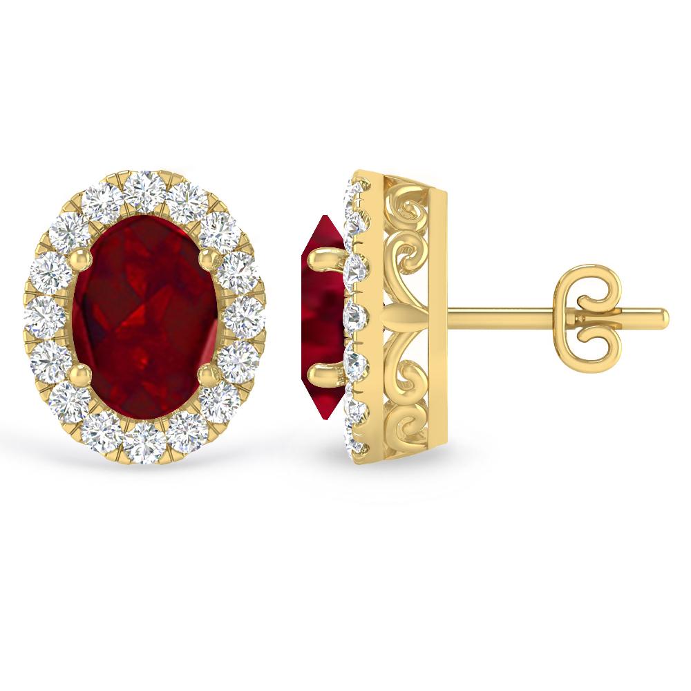 Yellow Gold - Garnet