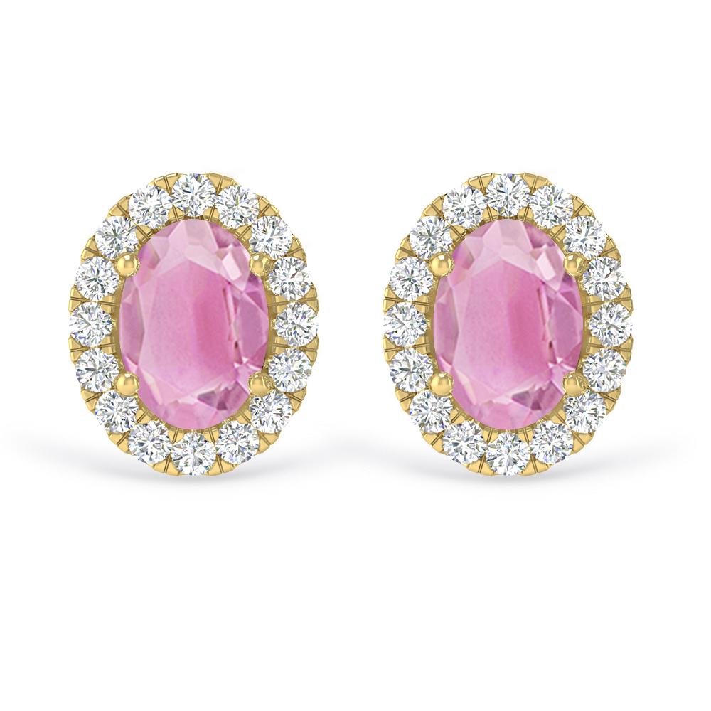 Yellow Gold - Pink Tourmaline