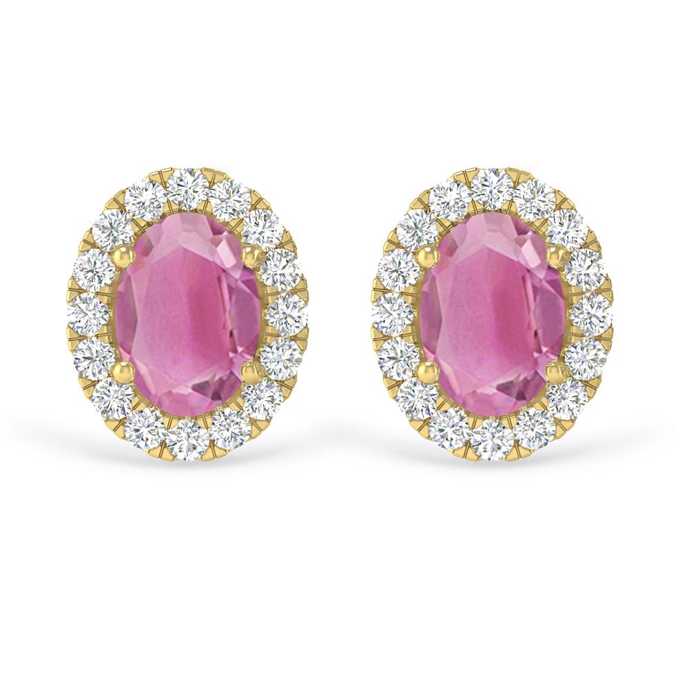 Yellow Gold - Pink Tourmaline
