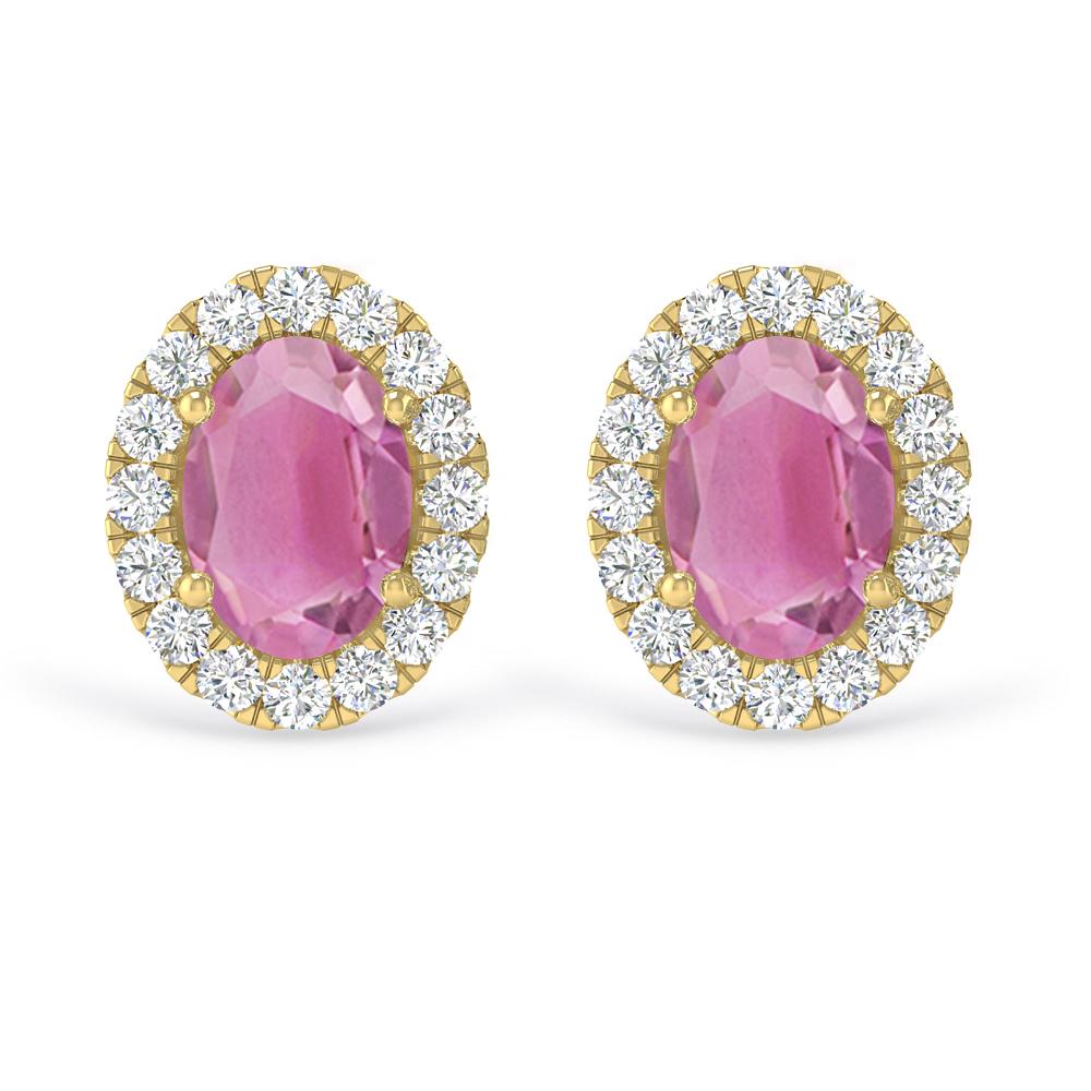 Yellow Gold - Pink Tourmaline