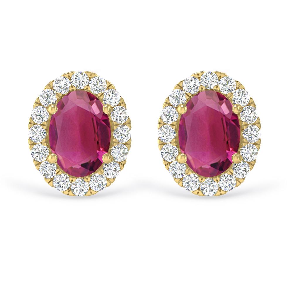 Yellow Gold - Pink Tourmaline