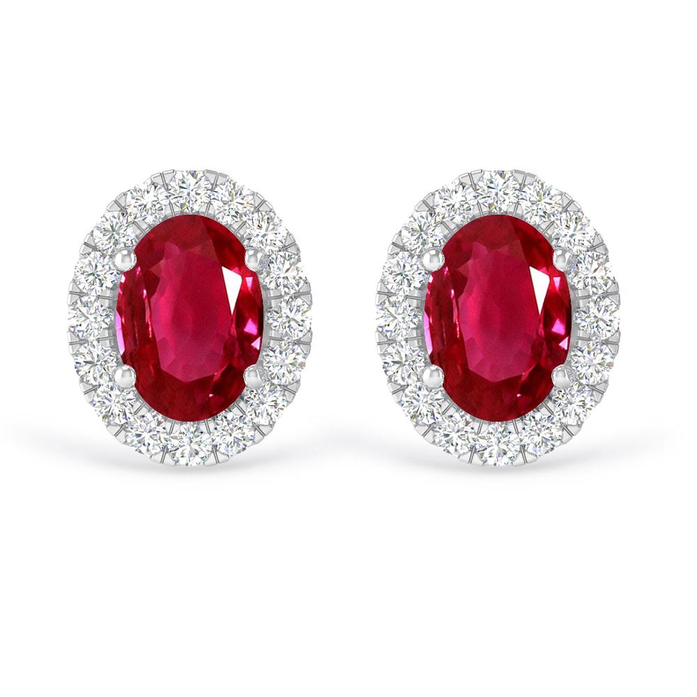 White Gold - Ruby