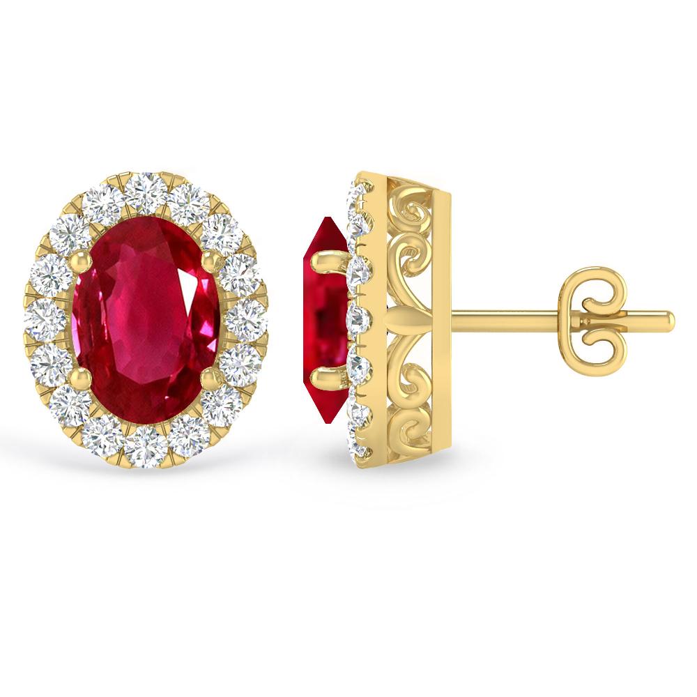 Yellow Gold - Ruby