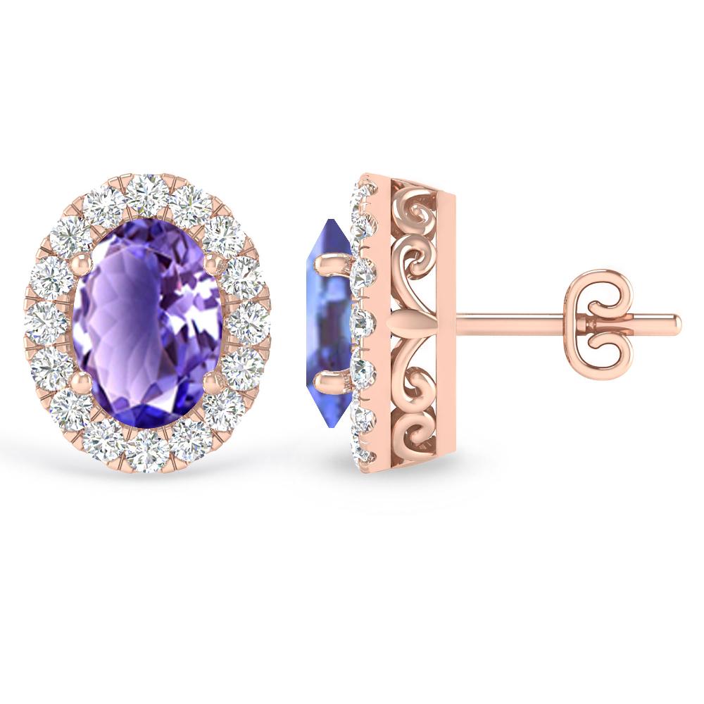 Rose Gold - Tanzanite