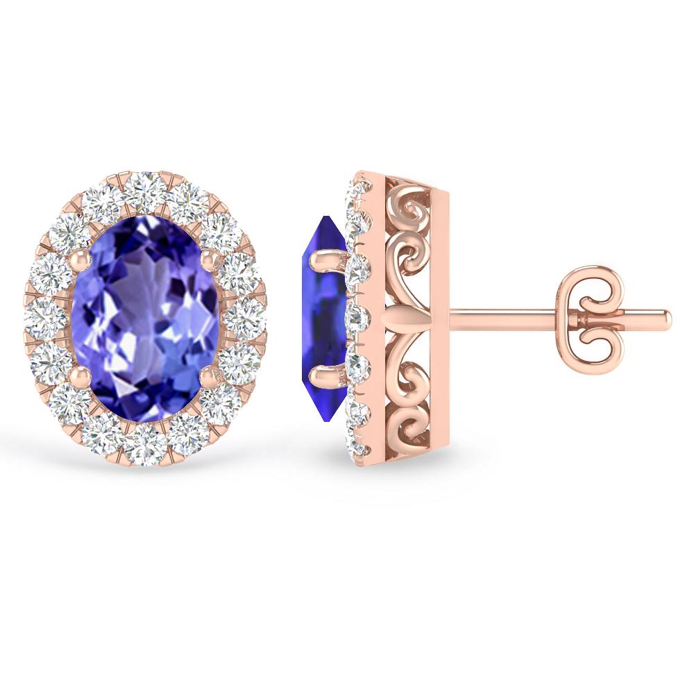 Rose Gold - Tanzanite