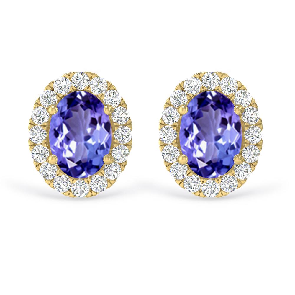 Yellow Gold - Tanzanite