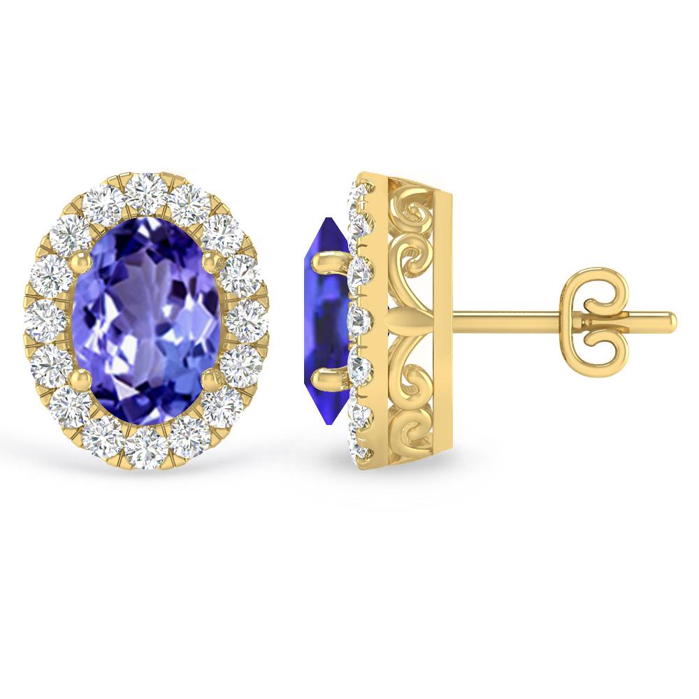 Yellow Gold - Tanzanite