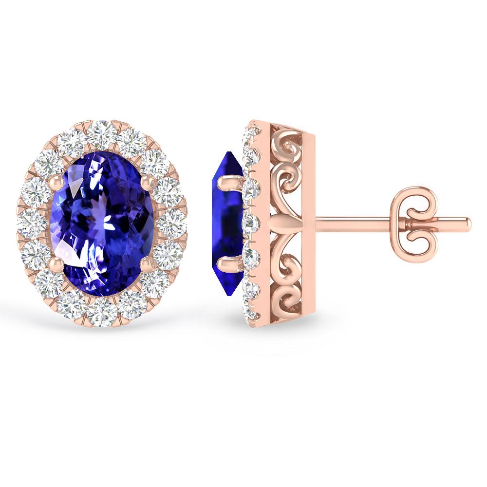 Rose Gold - Tanzanite