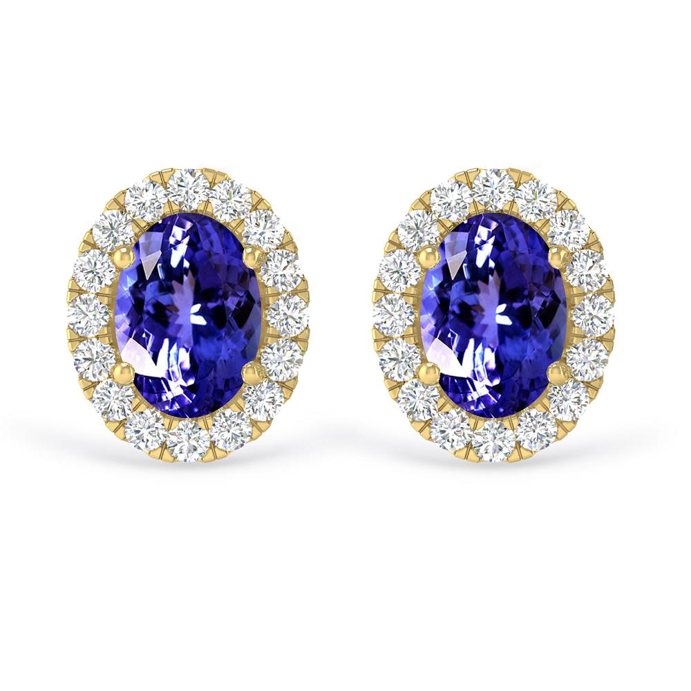 Yellow Gold - Tanzanite